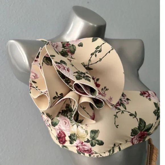 Antonio Melani x The Style Bungalow Miraflores Floral Top High Waist Bikini Set - Picture 4 of 9